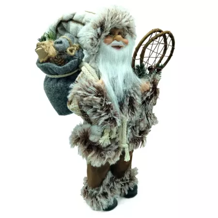 Figura Papá Noel Braulio 30 cm, Decoración Navideña Hogar