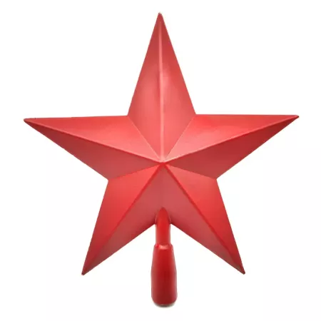 Estrella Roja Navideña 28 cm Clásica de 5 Puntas Decorativa