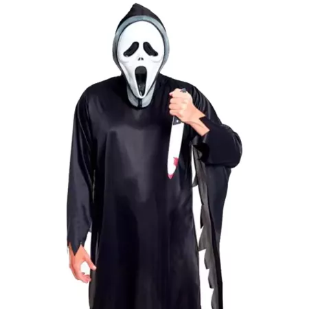 Disfraz Asesino Scream XL adulto con máscara para Halloween