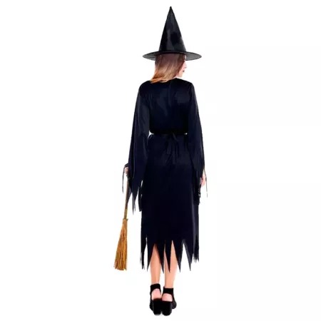 Disfraz Bruja Negra Adulto Talla M | Halloween & Carnaval
