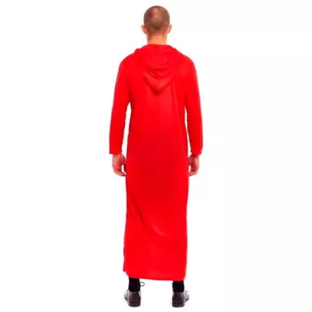 Túnica Roja con Capucha L - Perfecta para Halloween y Carnaval