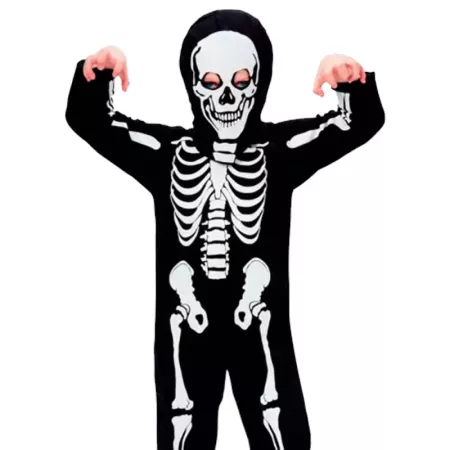 Disfraz Esqueleto Infantil 7-9 Años para Halloween y Carnaval