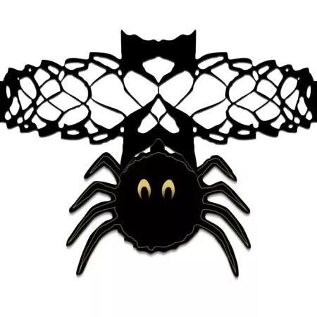Pack 2 Guirnaldas Arañas Halloween 2m Decoración Espeluznante
