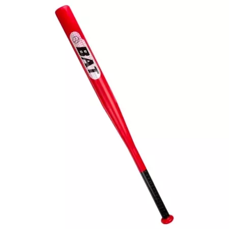 Bate de béisbol aluminio 69.5 cm rojo con agarre seguro