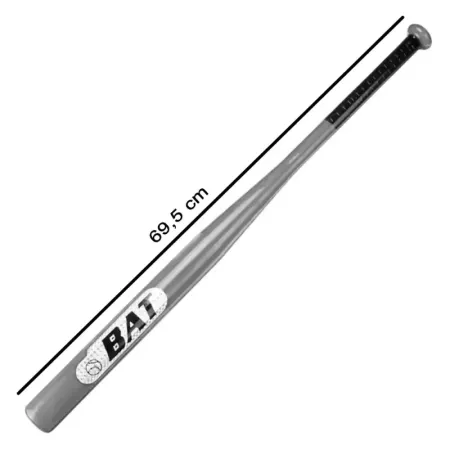Bate de béisbol aluminio 69,5 cm con agarre antideslizante