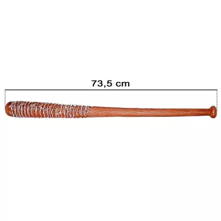Tradineur - Bate zombie para carnaval, plástico, complemento para disfraces de Halloween, cosplay, fiestas temáticas - 73,5 cm Tradineur - Bate zombie para carnaval, plástico, complemento para disfraces de Halloween, cosplay, fiestas temáticas - 73,5 cm