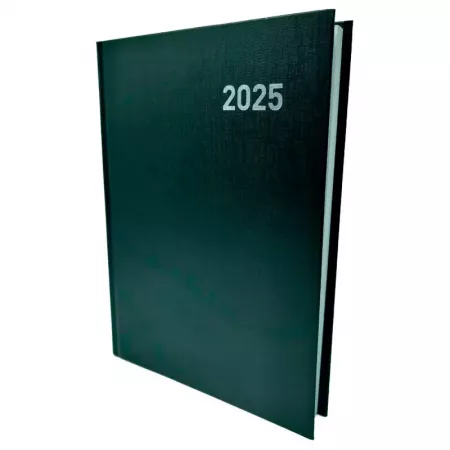 Agenda Diaria 2025 Negra Tapa Dura con Cinta 21x15 cm Agenda Diaria 2025 Negra Tapa Dura con Cinta 21x15 cm