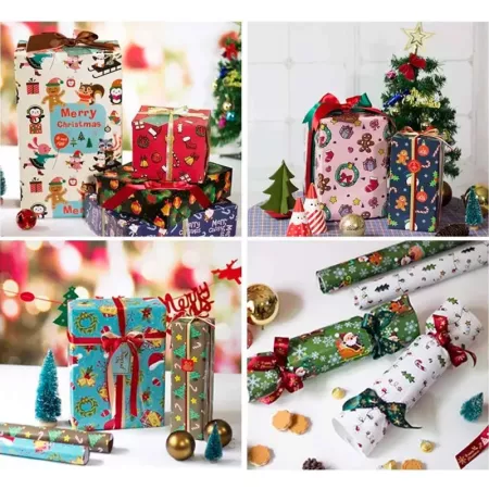 Pack 5 Rollos Papel de Regalo 70x200 cm para Fiestas Pack 5 Rollos Papel de Regalo 70x200 cm para Fiestas
