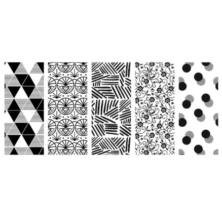 Pack 5 Rollos Papel de Regalo Black White 70x200 cm Navidad Pack 5 Rollos Papel de Regalo Black White 70x200 cm Navidad