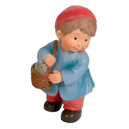 Figura Pastor Belén Naïf 10 cm - Adorno Navideño Divertido Figura Pastor Belén Naïf 10 cm - Adorno Navideño Divertido