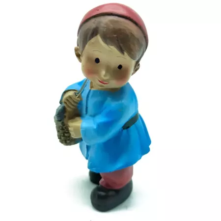 Figura Pastor Belén Naïf 10 cm - Adorno Navideño Divertido Figura Pastor Belén Naïf 10 cm - Adorno Navideño Divertido