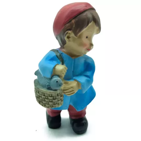 Figura Pastor Belén Naïf 10 cm - Adorno Navideño Divertido Figura Pastor Belén Naïf 10 cm - Adorno Navideño Divertido