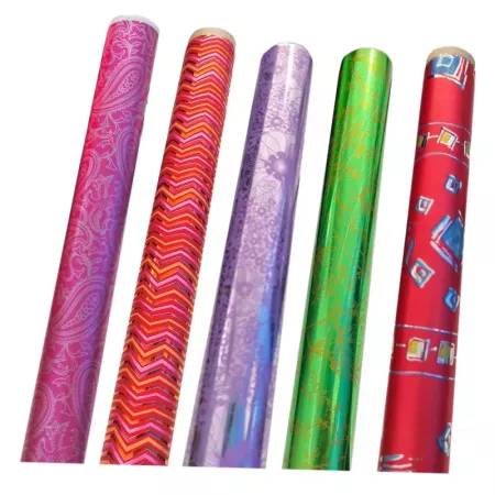 Pack 5 Rollos Papel Regalo Metalizado 70x150 cm Fiesta Pack 5 Rollos Papel Regalo Metalizado 70x150 cm Fiesta