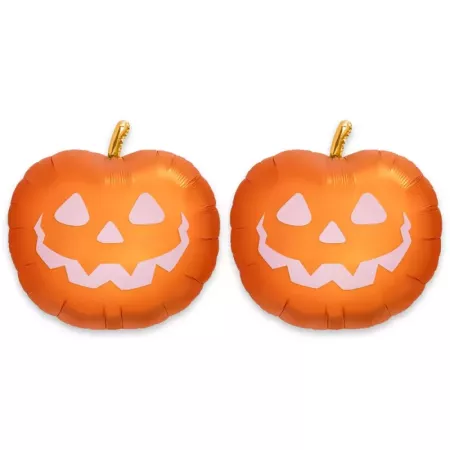 Pack 2 Globos Calabaza Halloween Ø60 cm con Inflador Eco Pack 2 Globos Calabaza Halloween Ø60 cm con Inflador Eco