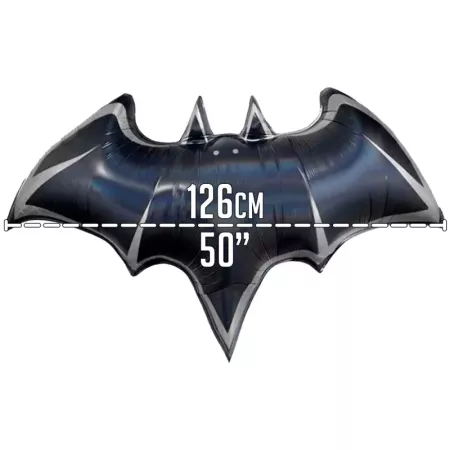 Pack 2 Globos Murciélago 126 cm con Inflador Ecológico