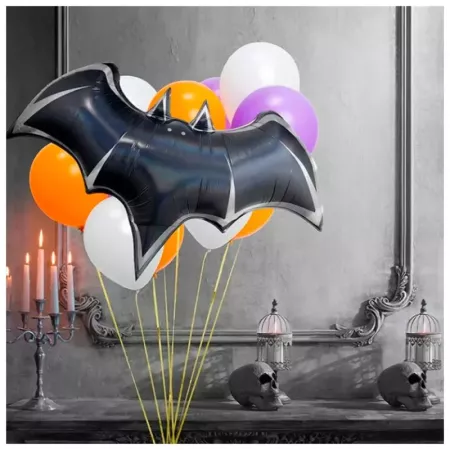 Pack 2 Globos Murciélago 126 cm con Inflador Ecológico
