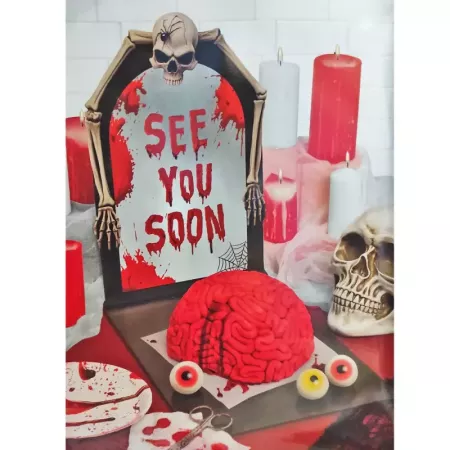 Bandeja biodegradable 3D See You Soon 38x25 cm Halloween
