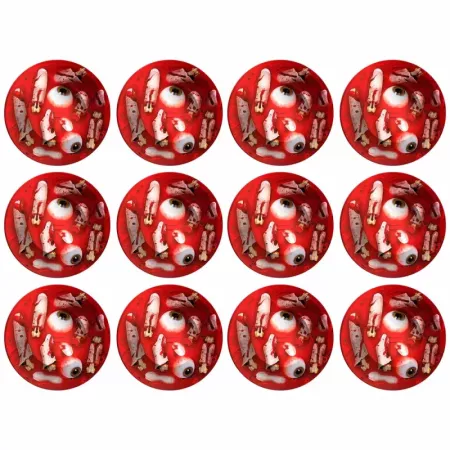 Pack 12 Cuencos Desechables Sangre Halloween 350 ml Eco