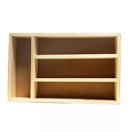 Organizador de Cubiertos de Madera 4 Compartimentos – Ahorra Espacio Organizador de Cubiertos de Madera 4 Compartimentos – Ahorra Espacio