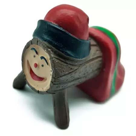 Set 2 Figuras Pastor y Tió Naïf 10 cm para Belén Navidad