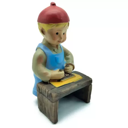 Figura Carpintero Naïf para Belén 10 cm - Decoración Navidad Figura Carpintero Naïf para Belén 10 cm - Decoración Navidad