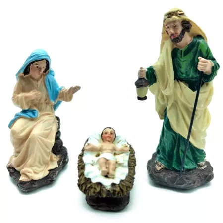 Set 5 Figuras Nacimiento Belén 12 cm | Navidad Tradicional
