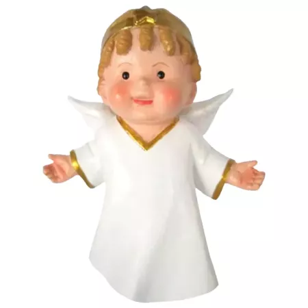 Figura de Ángel Naïf en Marmolina 10 cm para Navidad