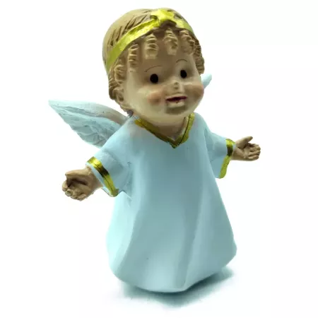 Figura de Ángel Naïf en Marmolina 10 cm para Navidad