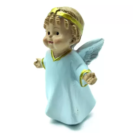 Figura de Ángel Naïf en Marmolina 10 cm para Navidad