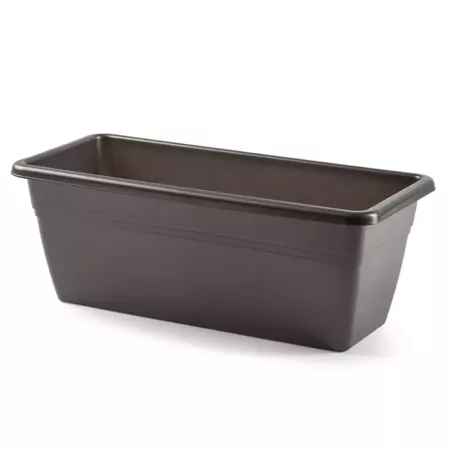 Jardinera Antracita 40 cm Polipropileno para Jardín y Hogar