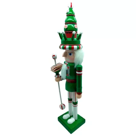 Figura Cascanueces Navideño Madera 44x10x7,5 cm Festiva