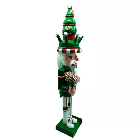 Figura Cascanueces Navideño Madera 44x10x7,5 cm Festiva