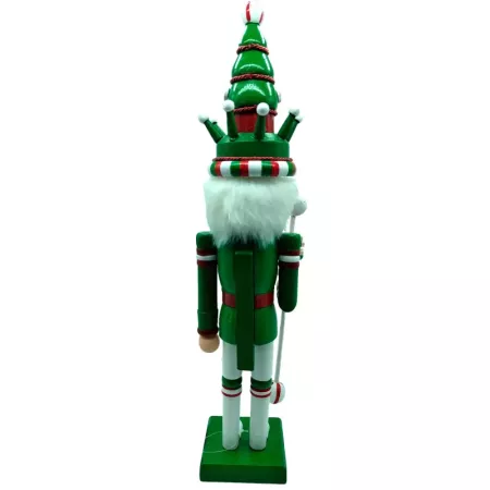 Figura Cascanueces Navideño Madera 44x10x7,5 cm Festiva
