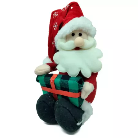 Muñeco Papá Noel Sentado 27x20x14 cm Decoración Navidad