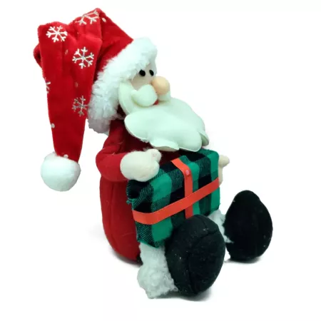 Muñeco Papá Noel Sentado 27x20x14 cm Decoración Navidad