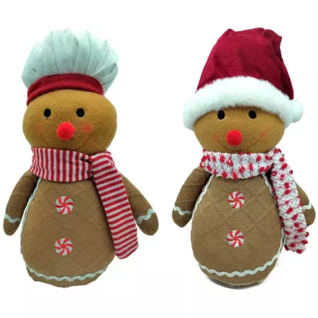 Muñeco Galleta Jengibre Navideño 30x20x11 cm Decorativo