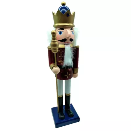 Figura Soldado Cascanueces Dorado 38cm - Decoración Navideña Figura Soldado Cascanueces Dorado 38cm - Decoración Navideña