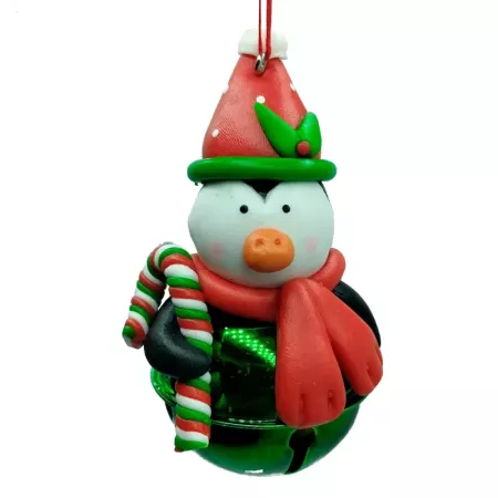 Colgante Navideño con Cascabel y Figuras Decorativas 5,5 cm Colgante Navideño con Cascabel y Figuras Decorativas 5,5 cm
