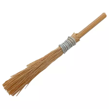 Pack 2 Escobas de Madera 6 cm para Belén Navideño Pack 2 Escobas de Madera 6 cm para Belén Navideño