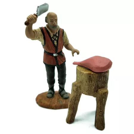 Figura de Carnicero para Belén 10 cm - Adorno Navideño