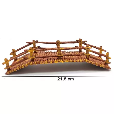 Puente de Troncos para Belén 20 cm - Adorno Navidad Tradicional Puente de Troncos para Belén 20 cm - Adorno Navidad Tradicional