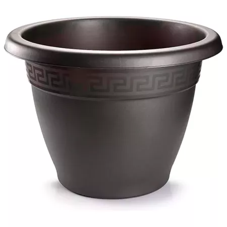 Tradineur - Maceta Redonda "Terracota" - Fabricado en Plástico - Macetero apto para Exterior e Interior del hogar - Ø 40 cm - Co
