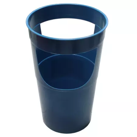 Tradineur - Paragüero de plástico redondo, soporte para paraguas cilíndrico, entrada de oficinas, negocios, hogar, diseño clásic