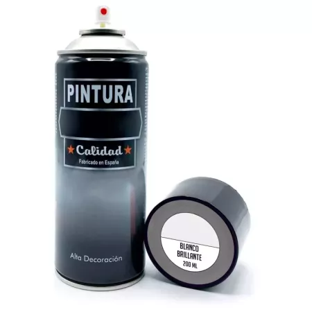 Tradineur - Bote de Pintura en Spray - Fabricado en España - Ideal para cualquier superficie, Madera, Metal, Cartón, Piedra o Ce