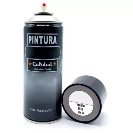 Tradineur - Bote de Pintura en Spray - Fabricado en España - Ideal para cualquier superficie, Madera, Metal, Cartón, Piedra o Ce