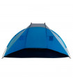 Tradineur - Tienda de playa plegable, tienda de campaña, protección solar, ultraligera, fácil montaje, camping, 240 x 120 x 120 cm, color aleatorio