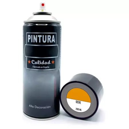 Spray Pintura Ocre 200ml para Madera, Metal y Más Spray Pintura Ocre 200ml para Madera, Metal y Más