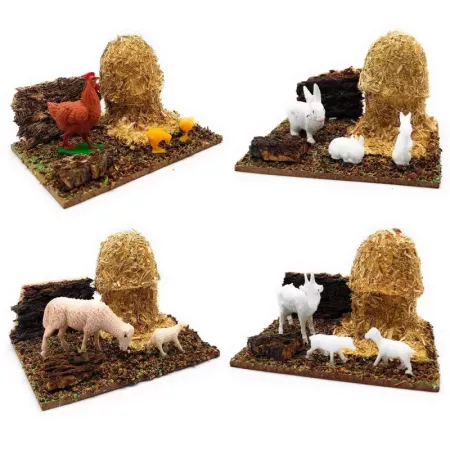 Figuras de resina para Belén 7x7,5x10,5 cm - Navidad única