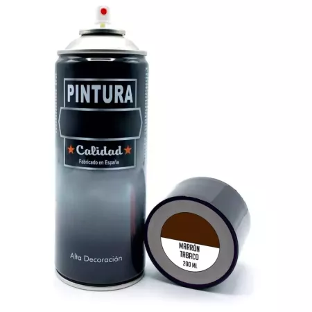 Spray Pintura Marrón Tabaco 200 ml para Madera y Más Spray Pintura Marrón Tabaco 200 ml para Madera y Más
