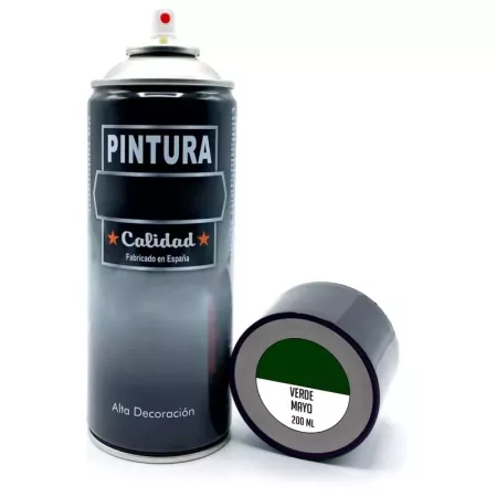 Spray pintura verde mayo 200 ml para madera y metal Spray pintura verde mayo 200 ml para madera y metal